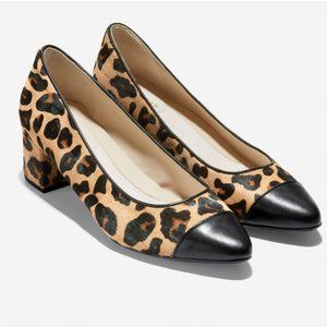 NWT Cole Haan Leopard Pump 1.7 in. Block Heel
